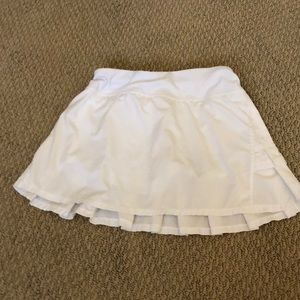 Ivivva Lululemon white tennis skirt